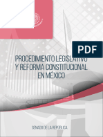 Reforma Constitucional y Procedimiento Legislativo