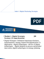 Module 1:digital Marketing Strategies
