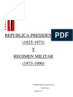 Características Principales de La Republica Presidencial ....... VVVVVV