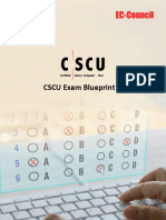 CSCU Exam Blueprint v3