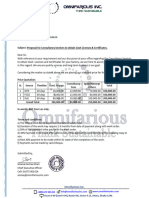 Omni - PQ-200 - 99-2023 - Consultancy Services To Obtain Govt. Licenses For Majesto LTD., 8 Nov 2023