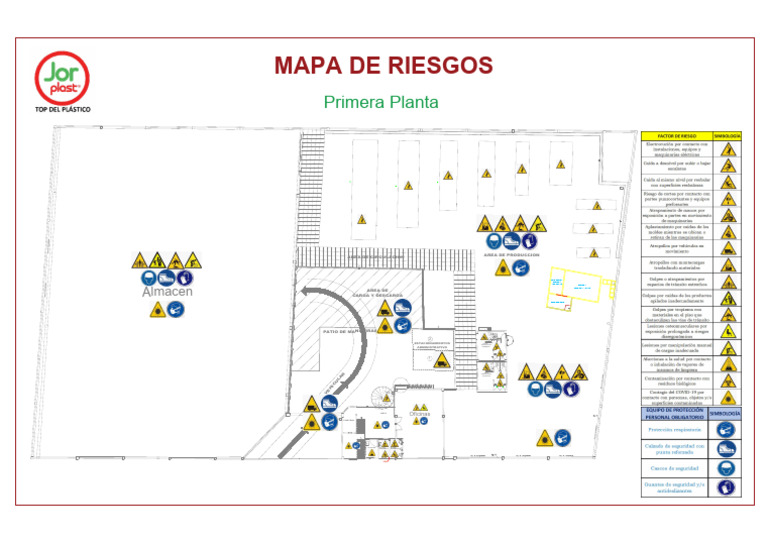Jorplast: Mapa de Riesgos y Áreas SS.HH. | PDF