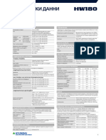 BG hw180 Specifications