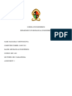 Lubrication 1 Assignment MEC 4402