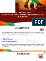 Melaksanakan Pertemuan Keselamatan Pertambangan Terencana - RAS Version