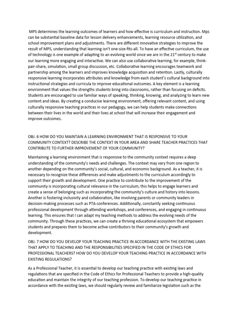 mps-determines-the-learning-outcomes-of-learners-and-how-effective-is