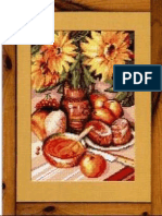055 Cross Stitch Pattern Free PDF Still Life Sunflowers