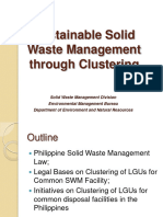 Sustainable Solid Waste Management Through Clustering Philippines