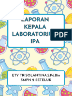 Laporan Kepala Laboratorium Ipa