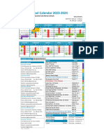 2023-2024 Academic Calendar B&M