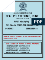 Fy Comp Sem II Eec 22215 QP & Model Answers