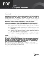 Particulars Claim Exemplar | PDF | Damages | Breach Of Contract