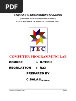 CP Lab Manual