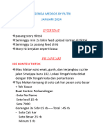 Agenda Medsos by Putri