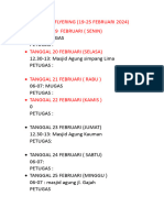 Jadwal Flyering 19-25 Feb 2024