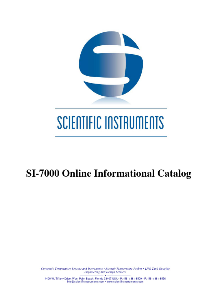 SI-7000 Tank Gauging System Overview | PDF | Stainless Steel ...