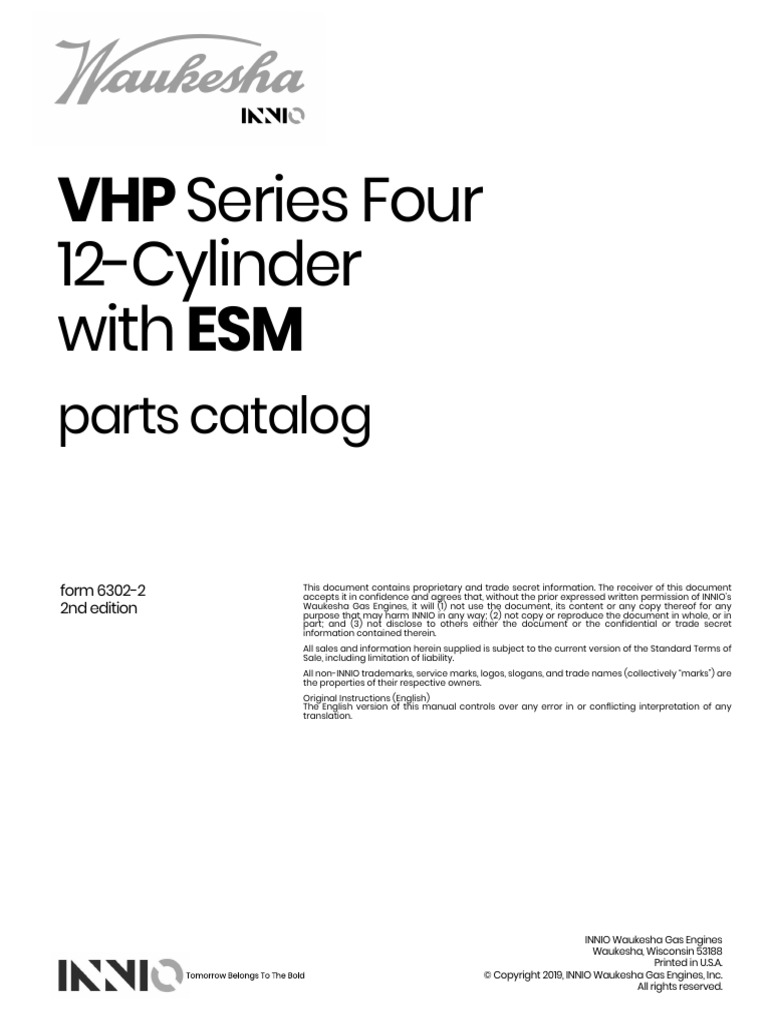 6302-2 VHP12 S4 ESM Parts | Download Free PDF | Pump | Engine Technology