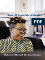 V10 - Sage 100 Déploiement MS SQL Express Essentials Et Standard