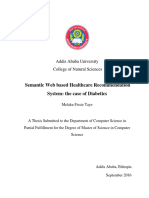 Semantic Web Based Healthcare Recommendation System The Case of Diabetics 2016