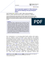 The Protective Role of Parental Support in Links Between Adolescents' Weight-Based Bullying and Psychological Adjustment Problems