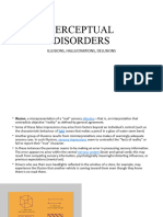 Perceptual Disorders