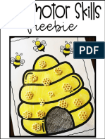 FREESpringFineMotorActivityforPreschoolBees 1