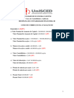 Guião de Correcção Da Avaliacão III