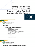 Implementing Guidelines For The Distribution of National Rice Program Hybrid Rice Seed Assistance For Rice Farmers - AEWs Virtual Meeting 02.21.2024