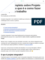 Um Guia Completo Sobre Projeto Integrador: o Que É e Como Fazer Esse Tipo de Trabalho