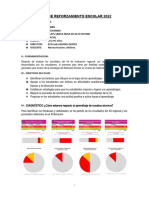 Plan de Reforzamiento Escolar 2022 Inicial Matematica