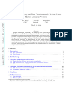 Sample Complexity of Offline Distributionally Robust Linear Markov Decision Processes