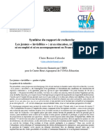 Note de Synthc3a8se Du Rapport de Recherche Claire Bernot Caboche Vfc2 PDF