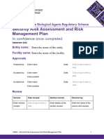 Ssba Security Risk Assessment and Risk Management Plan Template - 0