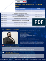 Training Invitation For HCIA-LTE Training