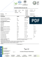 Complete Blood Count (CBC With E.S.R) .: Investigation Units Result Biological Reference Interval