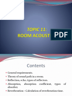 Topic 11 Room Acoustic