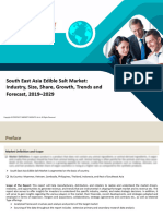 South East Asia Edible Salt Market - PMI