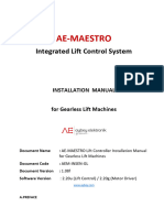 AE Maestro Gearless Parallel System Installation Manual R1 08f