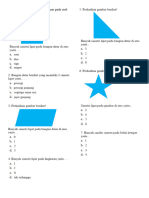 Pengayaan Kelas 3 (Simetri Lipat Bangun Datar)
