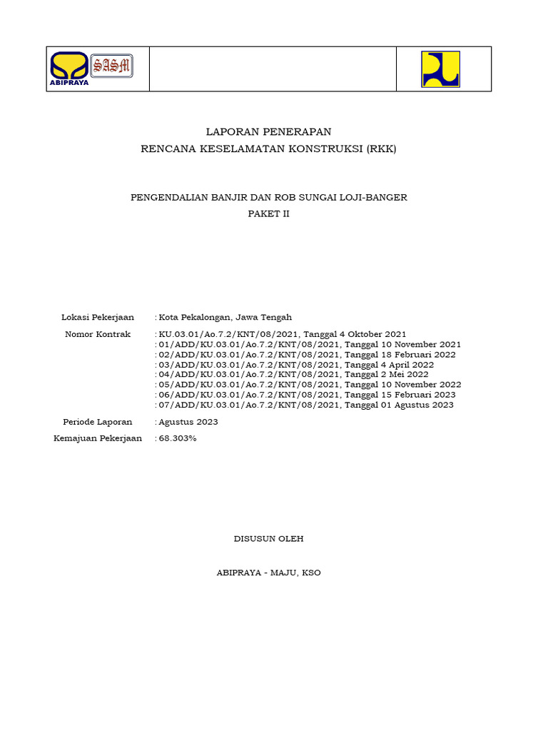 Contoh Laporan Kecelakaan Pu Pdf