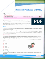 CH 8 Advanced Features of HTML
