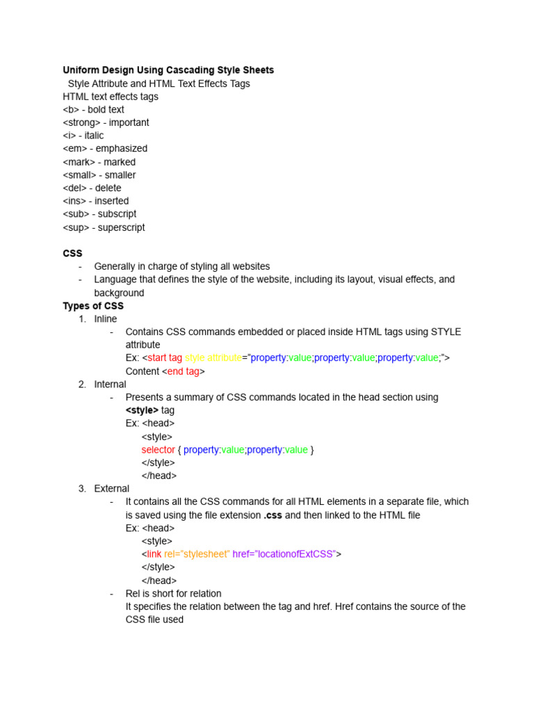 Grade 8 Computer | PDF | Html Element | Html