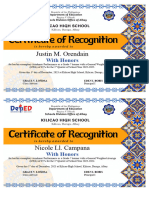 Certificate1st Quarter