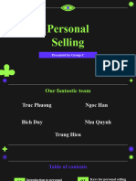 (Marcom) Group C - Personal Selling