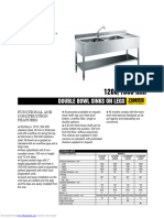 Double Bowl Sinks On Legs: Range Composition