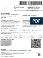 Bill To / Ship To:: Qty Gross Amount Discount Other Charges Taxable Amount CGST SGST/ Ugst Igst Cess Total Amount