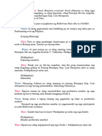 Script For Barangay Fiesta | PDF