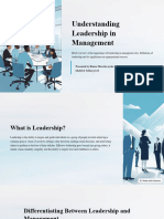 Understanding Leadership in Management