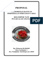 Proposal Pertanian Cabai