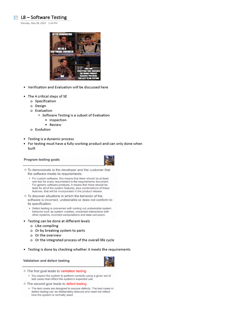 Software Testing Essentials | PDF | Software Testing | Computer Programming